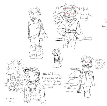 Ocs on various outfit Ocs on various outfit