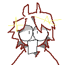 random pixel sketch of oc
